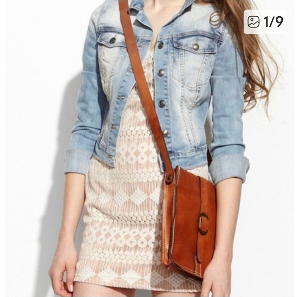 Patricia Nash Brown Leather Crossbody Bag